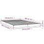 Estructura de cama madera maciza de pino blanco 120x200 cm de vidaXL, Camas y somieres - Ref: Foro24-823450, Precio: 113,47 €...