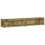 Jardinera de madera de pino impregnada 180x31x31 cm en Macetas y jardineras | Comprar online en Foru.es