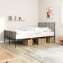 Estructura de cama cabecero y estribo metal negro 140x200 cm de vidaXL, Camas y somieres - Ref: Foro24-350883, Precio: 97,93 ...