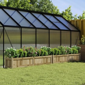 Jardineras de exterior 2 unidades madera impregnada de pino en Macetas y jardineras | Comprar online en Foru.es