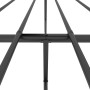 Estructura de cama cabecero y estribo metal negro 140x200 cm de vidaXL, Camas y somieres - Ref: Foro24-350883, Precio: 97,93 ...