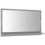 Espejo de baño madera contrachapada gris Sonoma 60x10,5x37 cm de vidaXL, Tocadores de baño - Ref: Foro24-815637, Precio: 33,1...