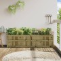 Jardinera de madera de pino impregnada 180x50x50 cm en Macetas y jardineras | Comprar online en Foru.es