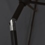 Sombrilla de aluminio negro 200x224 cm de vidaXL, Sombrillas - Ref: Foro24-47210, Precio: 46,25 €, Descuento: %