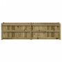 Jardinera de madera de pino impregnada 180x50x50 cm en Macetas y jardineras | Comprar online en Foru.es