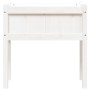 Jardinera con patas madera maciza de pino blanco 70x31x70 cm en Macetas y jardineras | Comprar online en Foru.es