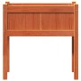 Jardinera con patas madera maciza pino marrón cera 70x31x70 cm en Macetas y jardineras | Comprar online en Foru.es