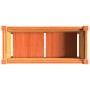 Jardinera con patas madera maciza pino marrón cera 70x31x70 cm en Macetas y jardineras | Comprar online en Foru.es