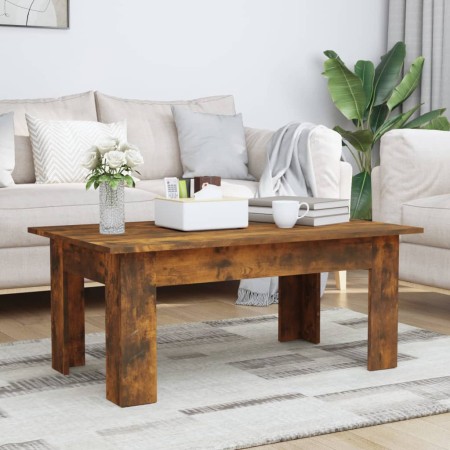 Mesa de centro madera contrachapada roble ahumado 100x60x42 cm de vidaXL, Mesas de centro - Ref: Foro24-815426, Precio: 58,99...