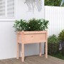 Jardinera con patas madera maciza de abeto Douglas 70x31x70 cm en Macetas y jardineras | Comprar online en Foru.es