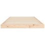 Estructura de cama madera maciza de pino 100x200 cm de vidaXL, Camas y somieres - Ref: Foro24-823454, Precio: 60,66 €, Descue...