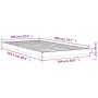 Estructura de cama madera maciza de pino 100x200 cm de vidaXL, Camas y somieres - Ref: Foro24-823454, Precio: 60,66 €, Descue...
