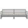 Sofá cama extraíble madera maciza de pino gris 2x(90x200) cm de vidaXL, Camas y somieres - Ref: Foro24-806957, Precio: 186,30...