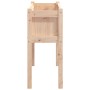 Jardinera con patas madera maciza de pino 110x31x70 cm en Macetas y jardineras | Comprar online en Foru.es