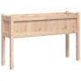 Jardinera con patas madera maciza de pino 110x31x70 cm en Macetas y jardineras | Comprar online en Foru.es