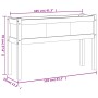 Jardinera con patas madera maciza de pino 110x31x70 cm en Macetas y jardineras | Comprar online en Foru.es