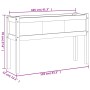 Jardinera con patas madera maciza de pino blanco 110x31x70 cm en Macetas y jardineras | Comprar online en Foru.es