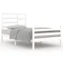 Estructura de cama madera maciza de pino blanco 100x200 cm de vidaXL, Camas y somieres - Ref: Foro24-3105851, Precio: 112,74 ...