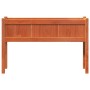 Jardinera con patas madera maciza pino marrón cera 110x31x70 cm en Macetas y jardineras | Comprar online en Foru.es