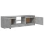 Mueble de TV con luces LED gris hormigón 120x30x35,5 cm de vidaXL, Muebles TV - Ref: Foro24-804287, Precio: 63,42 €, Descuent...