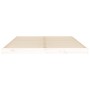 Estructura de cama de madera maciza de pino blanco 140x190 cm de vidaXL, Camas y somieres - Ref: Foro24-823465, Precio: 79,81...
