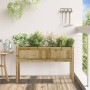 Jardinera con patas madera de pino impregnada 110x31x70 cm en Macetas y jardineras | Comprar online en Foru.es