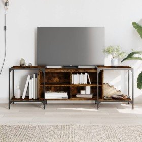 Mueble de TV madera de ingeniería roble ahumado 153x37x50 cm en Muebles TV | Comprar online en Foru.es