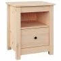 Mesita de noche madera maciza de pino 40x35x49 cm de vidaXL, Mesitas de noche - Ref: Foro24-813709, Precio: 59,21 €, Descuent...