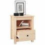 Mesita de noche madera maciza de pino 40x35x49 cm de vidaXL, Mesitas de noche - Ref: Foro24-813709, Precio: 61,15 €, Descuent...