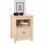Mesita de noche madera maciza de pino 40x35x49 cm de vidaXL, Mesitas de noche - Ref: Foro24-813709, Precio: 59,21 €, Descuent...