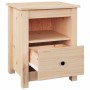 Mesita de noche madera maciza de pino 40x35x49 cm de vidaXL, Mesitas de noche - Ref: Foro24-813709, Precio: 61,15 €, Descuent...