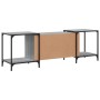 Mueble de TV madera de ingeniería gris Sonoma 153x37x50 cm en Muebles TV | Comprar online en Foru.es