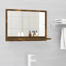 Bathroom mirror in smoked oak plywood, 60x10.5x37 cm by vidaXL, bathroom vanities - Ref: Foro24-815636, Price: 34,70 €, Disco...
