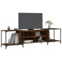 Mueble de TV madera de ingeniería roble ahumado 203x37x50 cm en Muebles TV | Comprar online en Foru.es