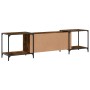 Mueble de TV madera de ingeniería roble ahumado 203x37x50 cm en Muebles TV | Comprar online en Foru.es