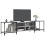 Mueble de TV madera de ingeniería gris Sonoma 203x37x50 cm en Muebles TV | Comprar online en Foru.es