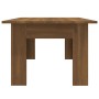 Mesa de centro madera contrachapada marrón roble 100x60x42 cm de vidaXL, Mesas de centro - Ref: Foro24-815428, Precio: 61,25 ...