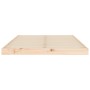 Estructura de cama madera maciza de pino 120x190 cm de vidaXL, Camas y somieres - Ref: Foro24-823474, Precio: 75,77 €, Descue...