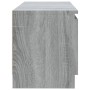 Mueble de TV con luces LED gris Sonoma 120x30x35,5 cm de vidaXL, Muebles TV - Ref: Foro24-815709, Precio: 65,23 €, Descuento: %