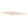 Estructura de cama madera maciza de pino blanco 120x190 cm de vidaXL, Camas y somieres - Ref: Foro24-823475, Precio: 78,90 €,...