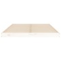 Estructura de cama madera maciza de pino blanco 120x190 cm de vidaXL, Camas y somieres - Ref: Foro24-823475, Precio: 78,90 €,...