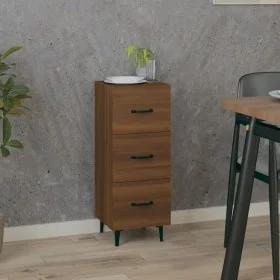 Aparador madera de ingeniería marrón roble 34,5x34x90 cm de vidaXL, Aparadores - Ref: Foro24-817413, Precio: 61,77 €, Descuen...
