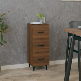 Aparador madera de ingeniería marrón roble 34,5x34x90 cm de vidaXL, Aparadores - Ref: Foro24-817413, Precio: 62,54 €, Descuen...