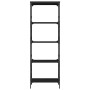Librería de 5 estantes madera ingeniería negro 59x35x171 cm en Librerías y estanterías | Comprar online en Foru.es