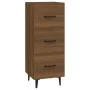 Engineered wood brown oak sideboard 34.5x34x90 cm by vidaXL, Sideboards - Ref: Foro24-817413, Price: 61,77 €, Discount: %