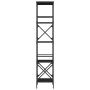 Librería de 5 estantes madera ingeniería negro 59x35x171 cm en Librerías y estanterías | Comprar online en Foru.es