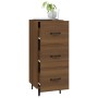 Aparador madera de ingeniería marrón roble 34,5x34x90 cm de vidaXL, Aparadores - Ref: Foro24-817413, Precio: 62,54 €, Descuen...