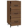 Aparador madera de ingeniería marrón roble 34,5x34x90 cm de vidaXL, Aparadores - Ref: Foro24-817413, Precio: 62,54 €, Descuen...