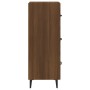 Aparador madera de ingeniería marrón roble 34,5x34x90 cm de vidaXL, Aparadores - Ref: Foro24-817413, Precio: 62,54 €, Descuen...