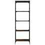Librería 5 estantes madera ingeniería roble ahumado 59x35x171cm en Librerías y estanterías | Comprar online en Foru.es